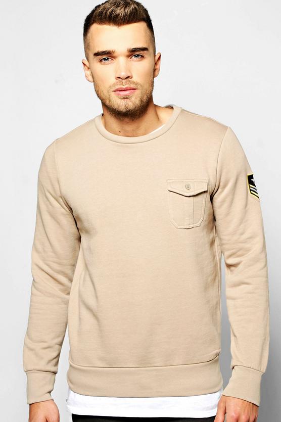 Over The Head Sweatshirt With Pocket